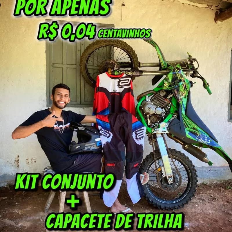 Imagem da campanha KIT CONJUNTO ASW 2026 + CAPACETE FAST PROTORK