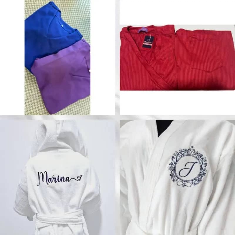 Imagem da campanha Ação Beneficente 1 kit scrub unissex + 1 roupão personalizado