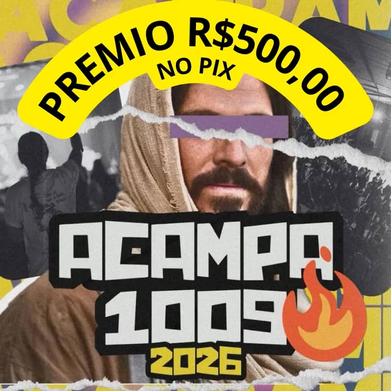 Imagem da campanha retiro de jovens 2026