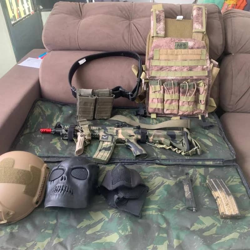 Imagem da campanha Airsoft kit completo