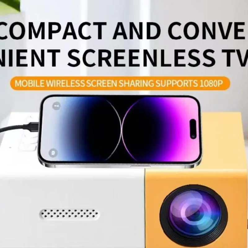 Imagem da campanha Mini Projetor