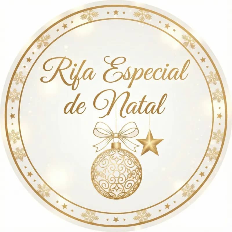 Imagem da campanha RIFA ONLINE – CEIA DE NATAL COMPLETA  100 números disponíveis