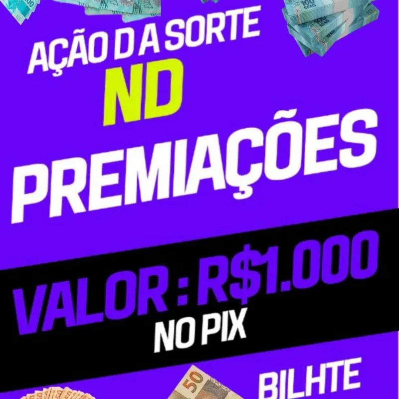 Imagem da campanha $1000 N0 PIX