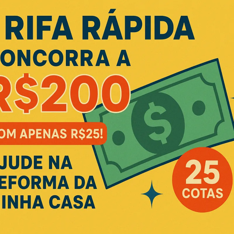 Imagem da campanha Rifa Rapida R$ 200,00