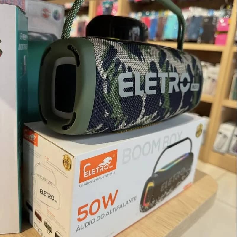 Imagem da campanha ação de uma caixa de som BOOM BOY