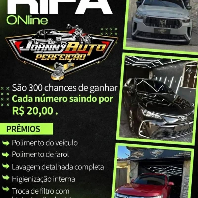 Imagem da campanha Seu Carro Como Novo! Concorra a Mais de R$2.000 em Serviços Premium