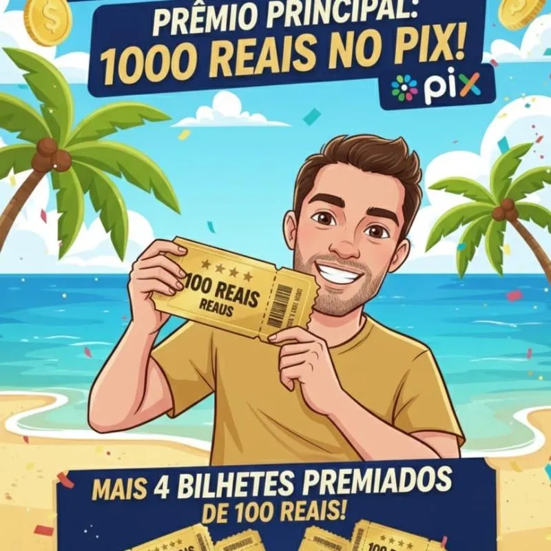 Imagem da campanha 2ª edição 1000 no Pix