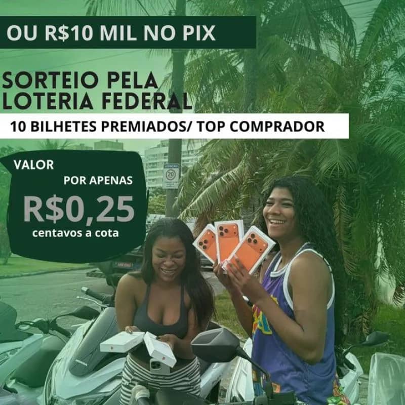 Imagem da campanha IPHONE 17PRO MAX OU 10K NO PIX