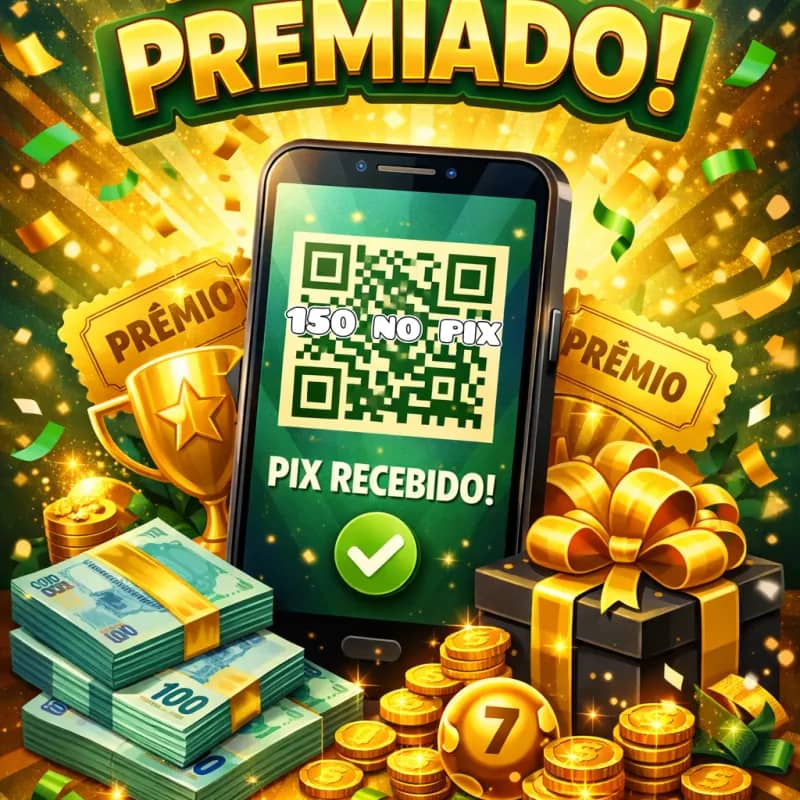 Imagem da campanha Pix premiado