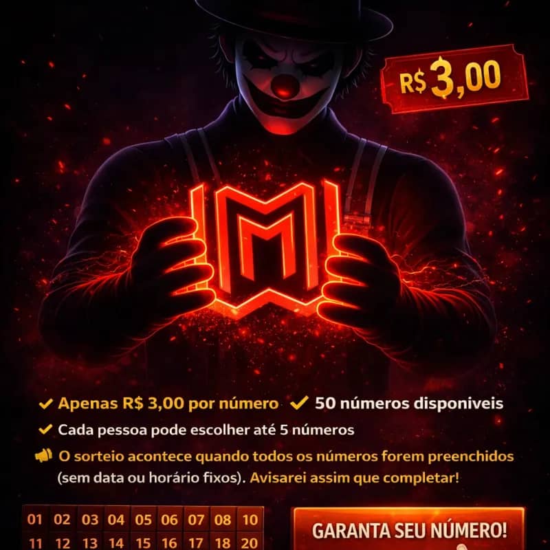 Imagem da campanha Sorteio | Mod Menu Wartk (Semanal) 🔥