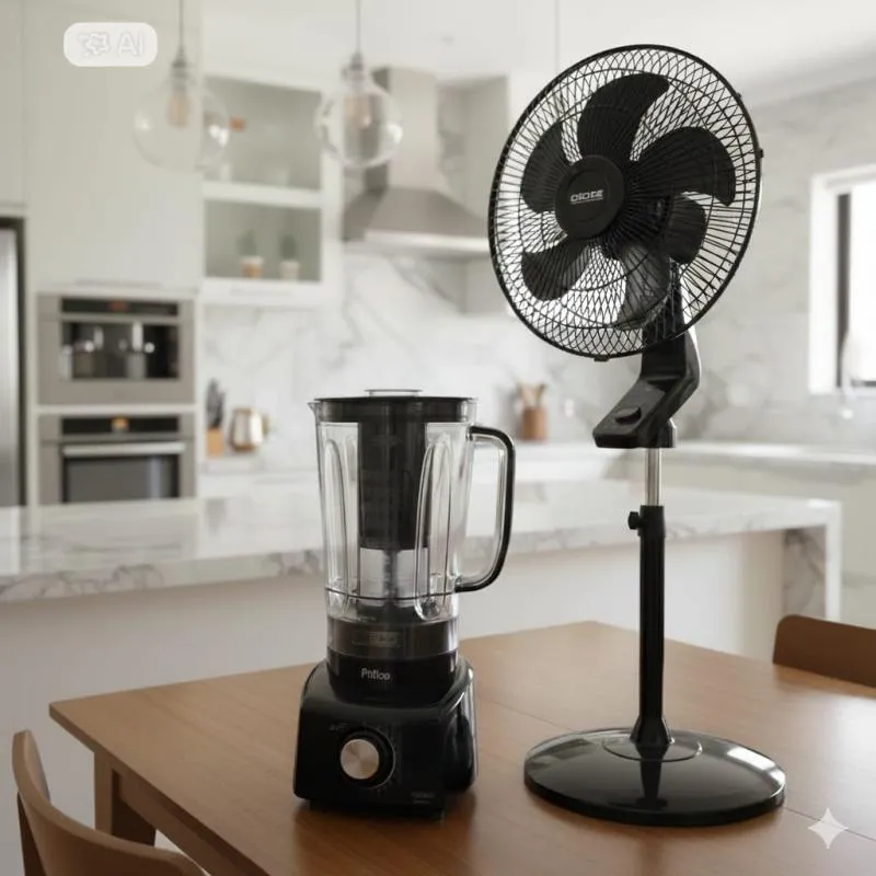 Imagem da campanha Rifa de um ventilador de coluna e um liquidificado turbo Philco. Não fique de fora — garanta já o seu número e boa sorte! 🍀