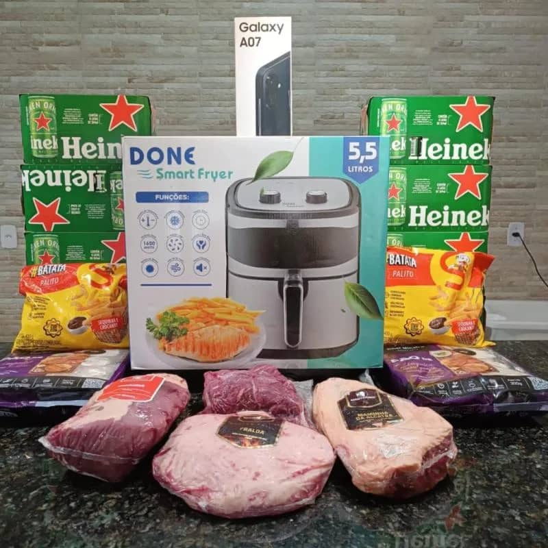 Imagem da campanha ☘️KIT RAPIDINHA  AIR-FRYER + GALAXY A07☘️