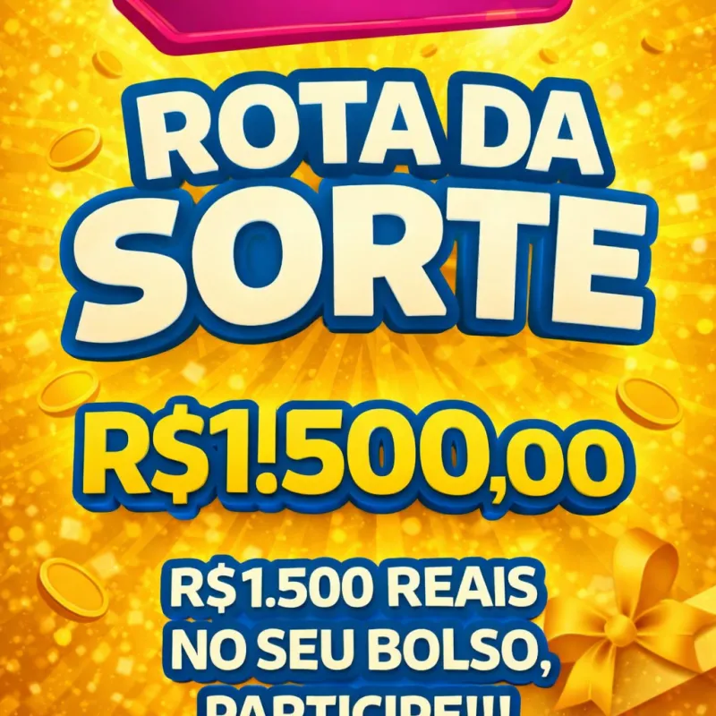 Imagem da campanha R$1.500 na Conta – É Agora ou Nunca!