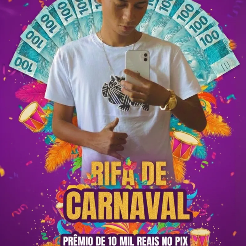Imagem da campanha 🎭 RIFA DE CARNAVAL 🎭