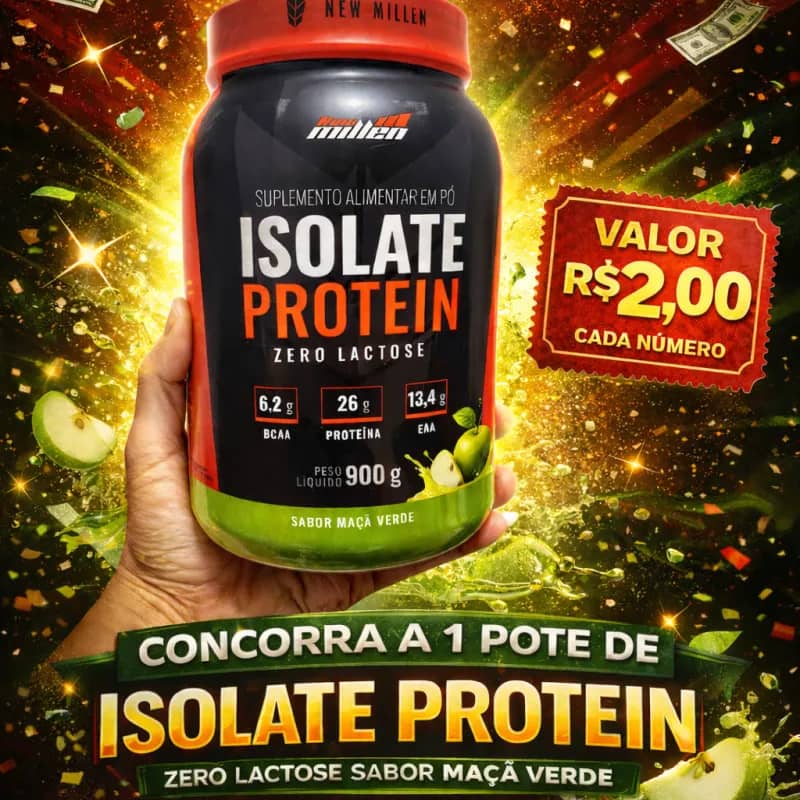 Imagem da campanha Rifa maromba - whey protein