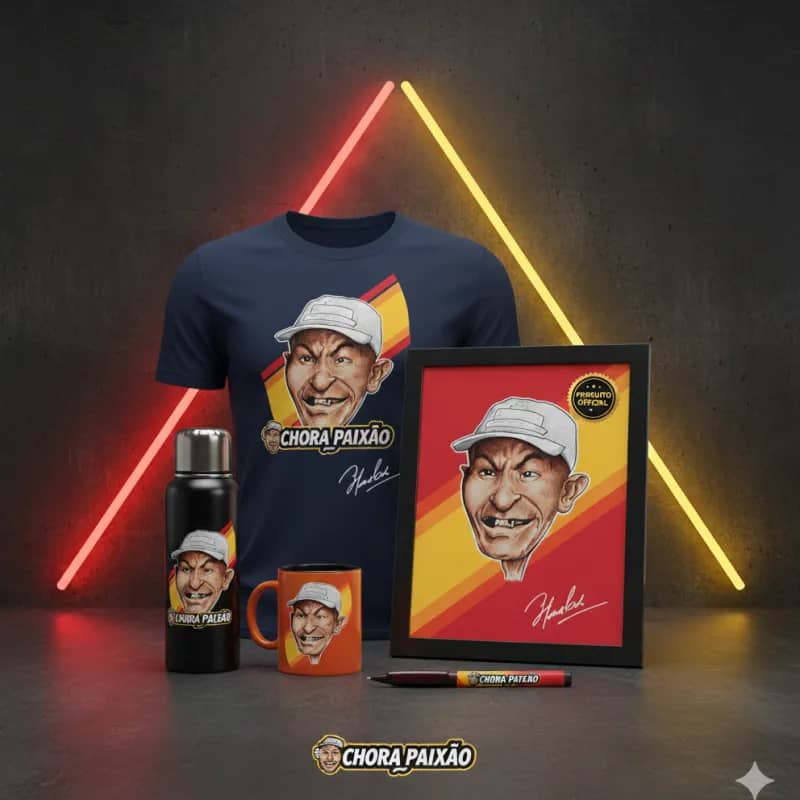 Imagem da campanha Kit Fã - Camisa, Caneca, Quadro, garrafinha