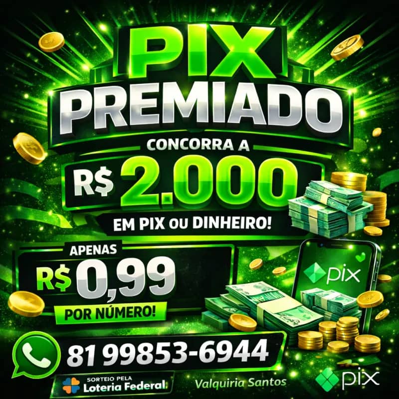Imagem da campanha PIX PREMIADO