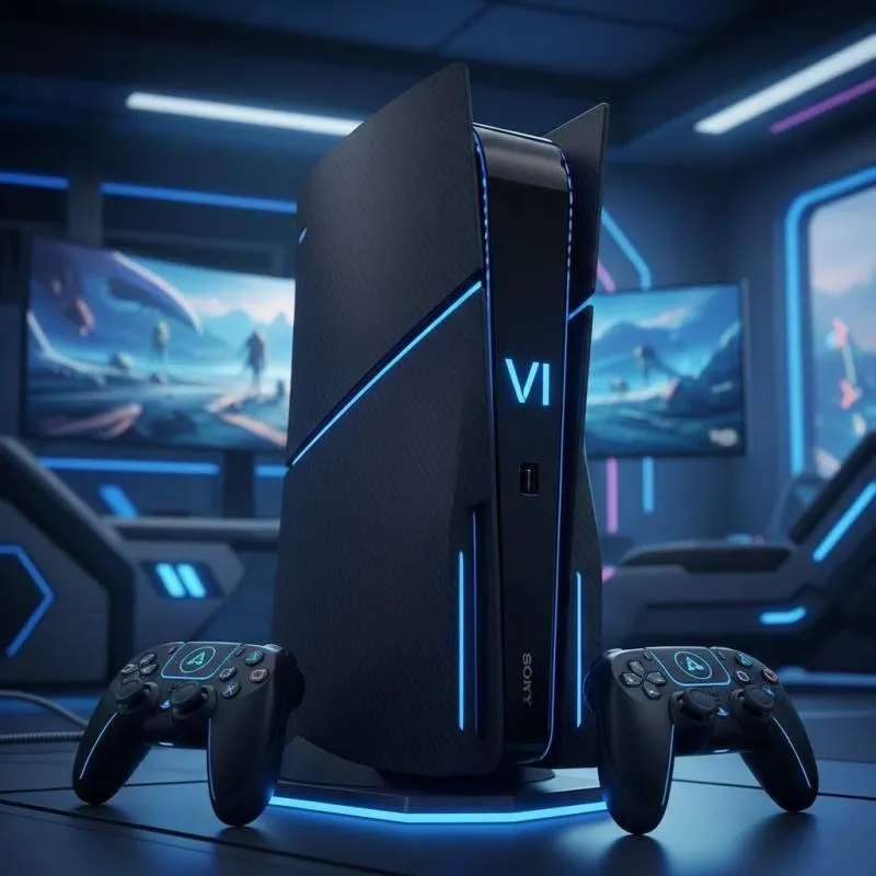 Imagem da campanha PlayStation VI (R$7.999,90)