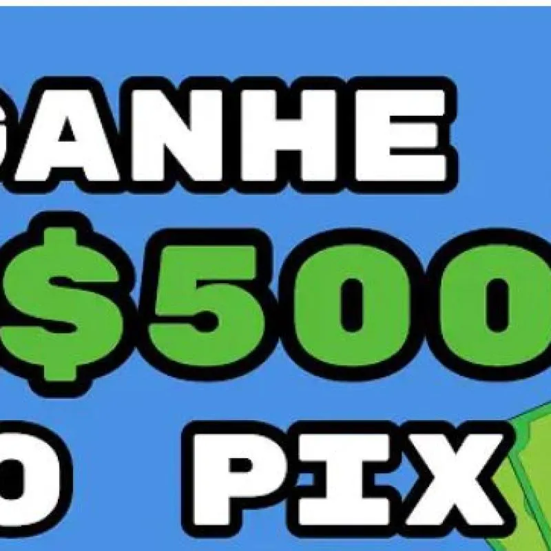 Imagem da campanha 500 no Pix comprou ganhou levou apenas 700 número agora