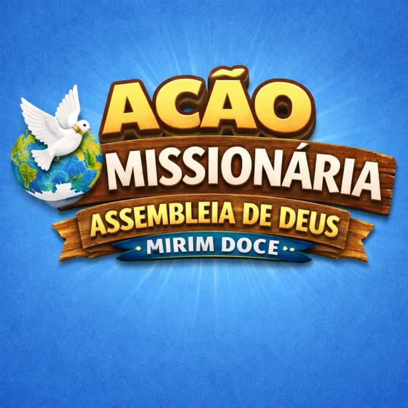 Imagem da campanha “Sua contribuição pode ser o milagre de alguém.” Ação Missionária em favor de uma família de Mirim Doce.