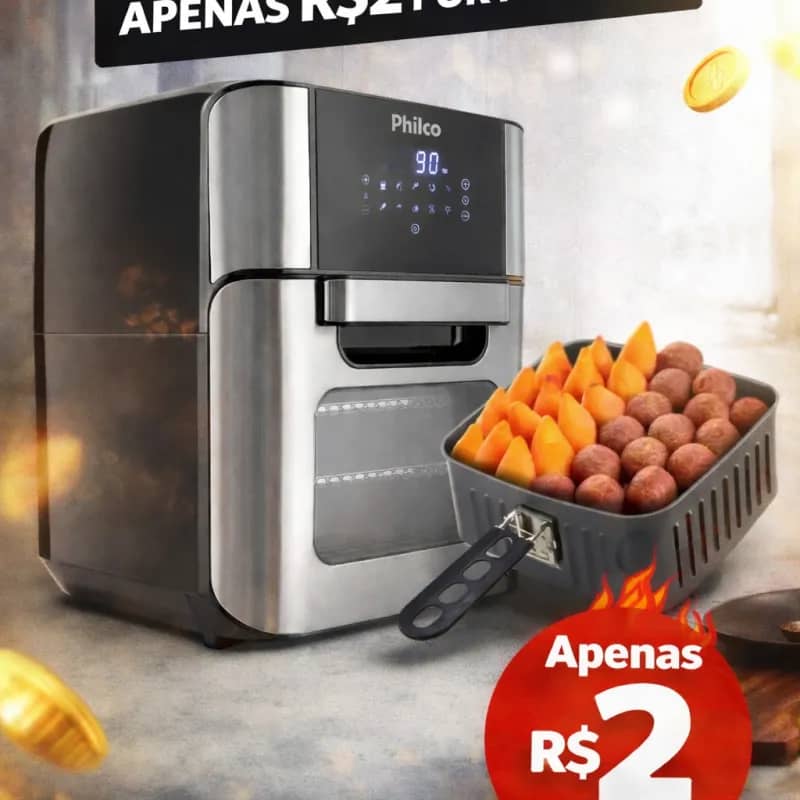 Imagem da campanha Fritadeira Air Fryer Philco Oven