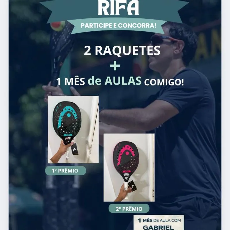 Imagem da campanha Rifa para ajudar a custear as viagens para disputar os torneios itfs
