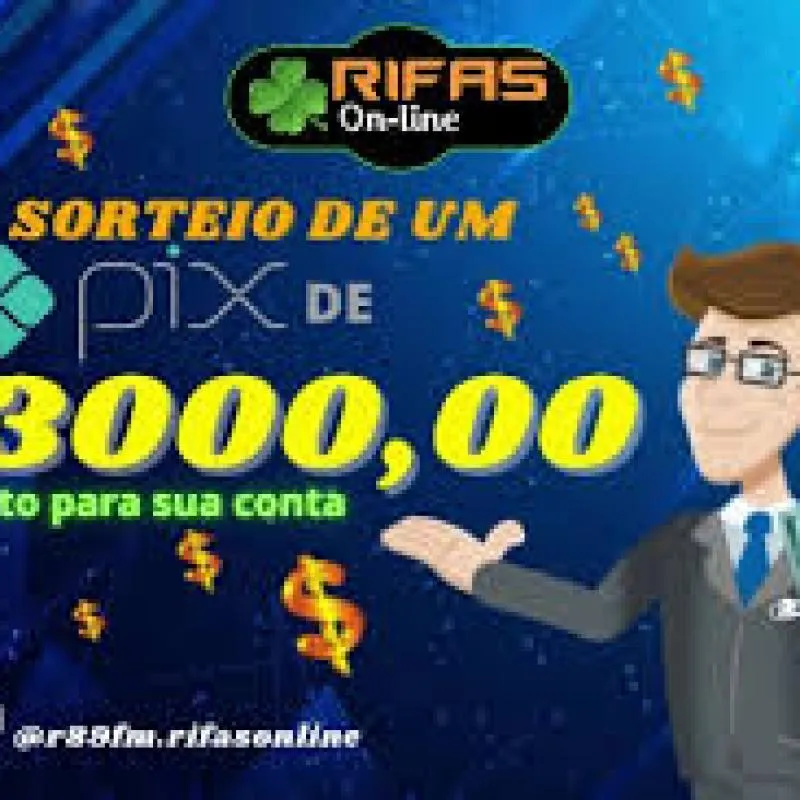 Imagem da campanha Rifa 3000 reais no pix