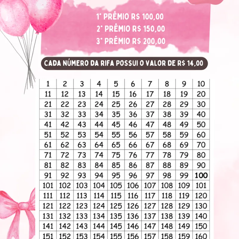 Imagem da campanha Chá rifa da Yohanna 👶💗