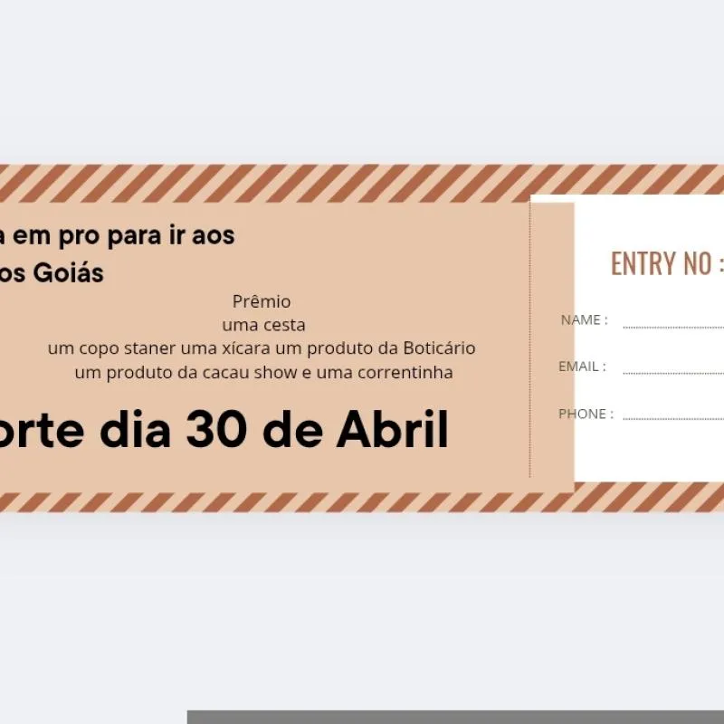 Imagem da campanha Em prol para ir aos jogos Goiás