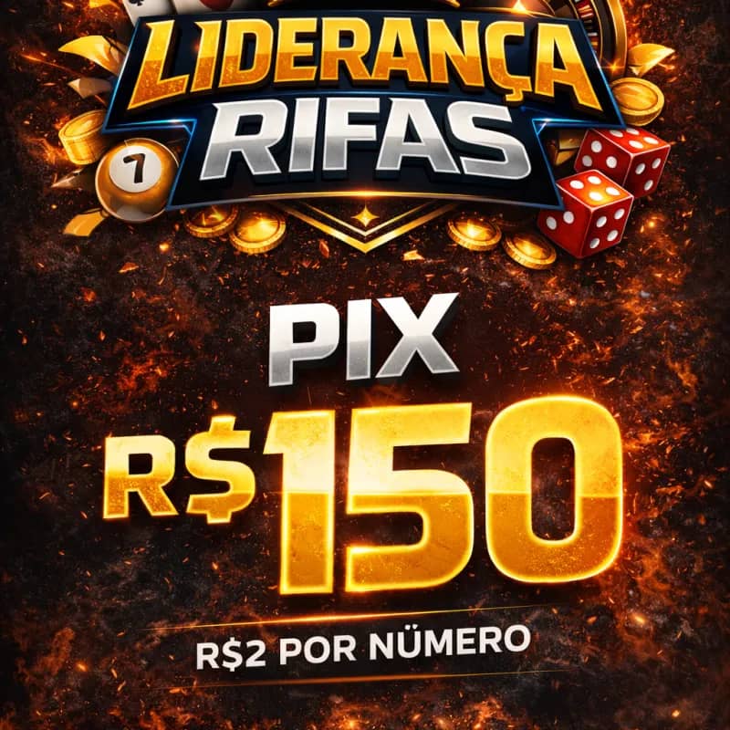 Imagem da campanha PIX R$150 | PRÊMIOS LIDERANÇA