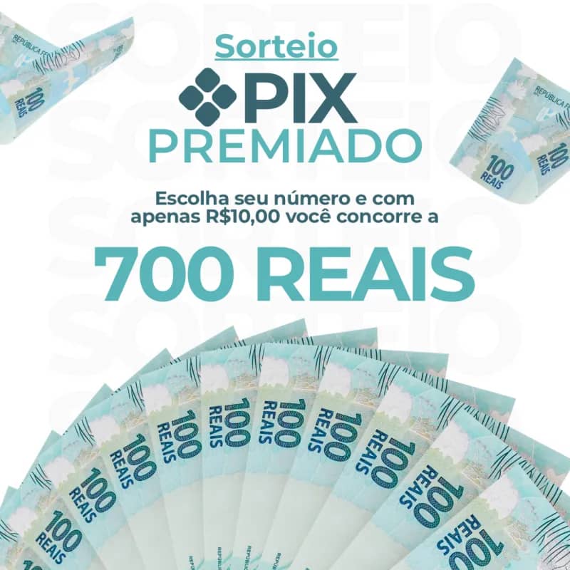 Imagem da campanha Pix Premiado da Sorte 🍀