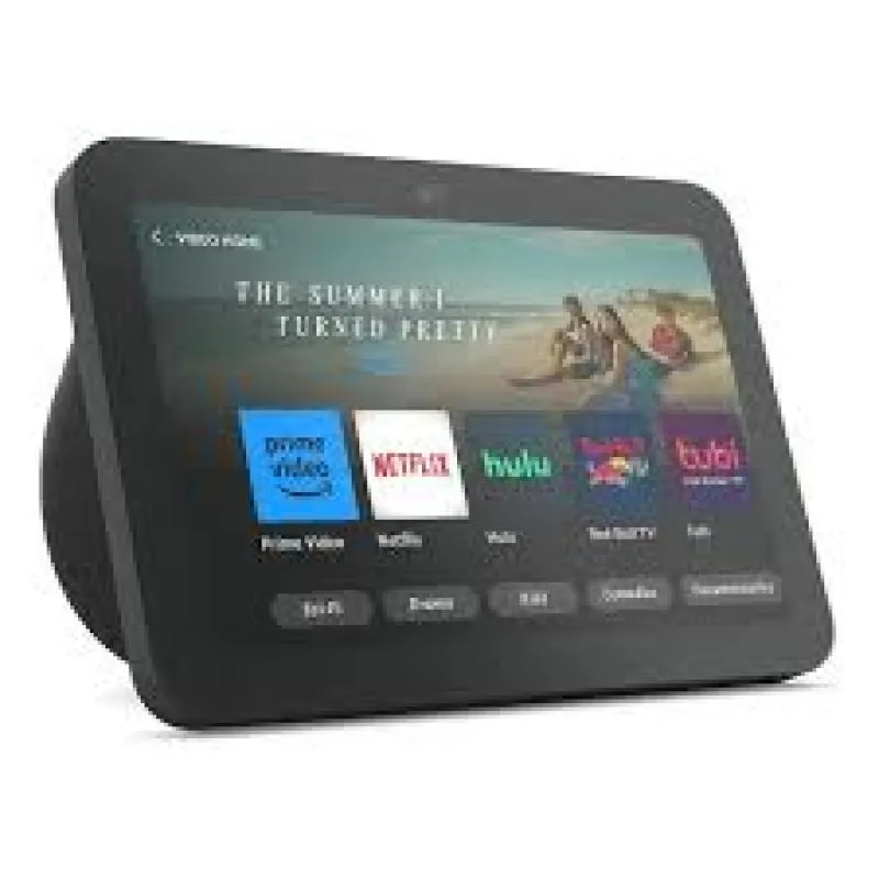 Imagem da campanha Echo Show 8 – 3ª Geração Alexa 8’’ – Preto (Amazon)