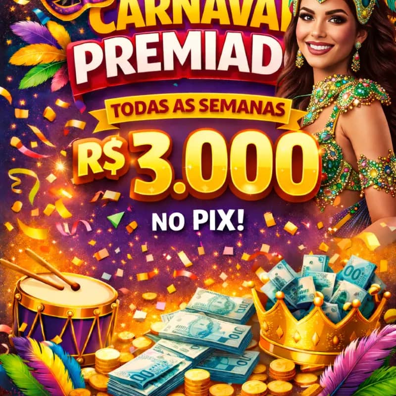 Imagem da campanha Carnaval de Prêmios