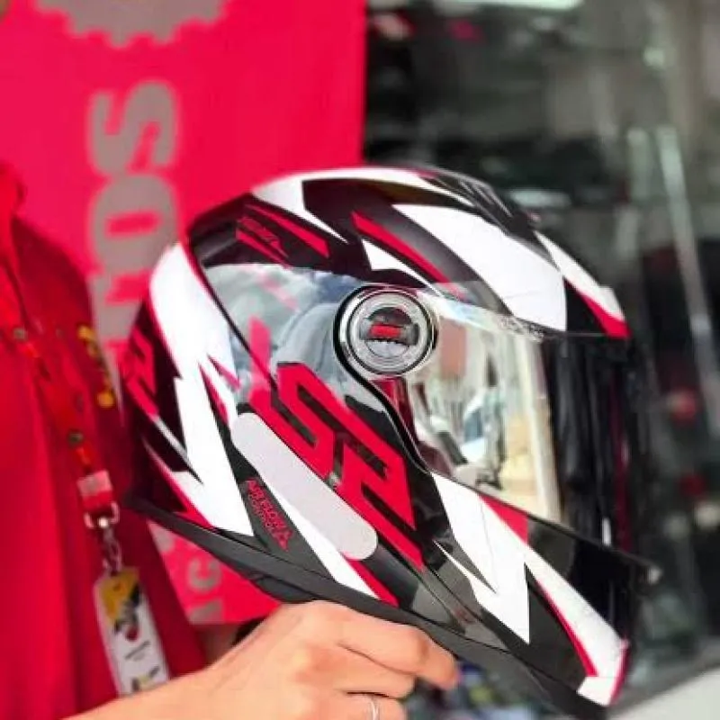 Imagem da campanha 😎 QUAL VOCÊ ESCOLHE? 🏍️ LS2 Draze Vermelho 💸 R$1.000 no PIX