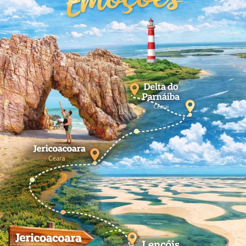 Imagem da campanha Excursão completa Rota das Emoções
