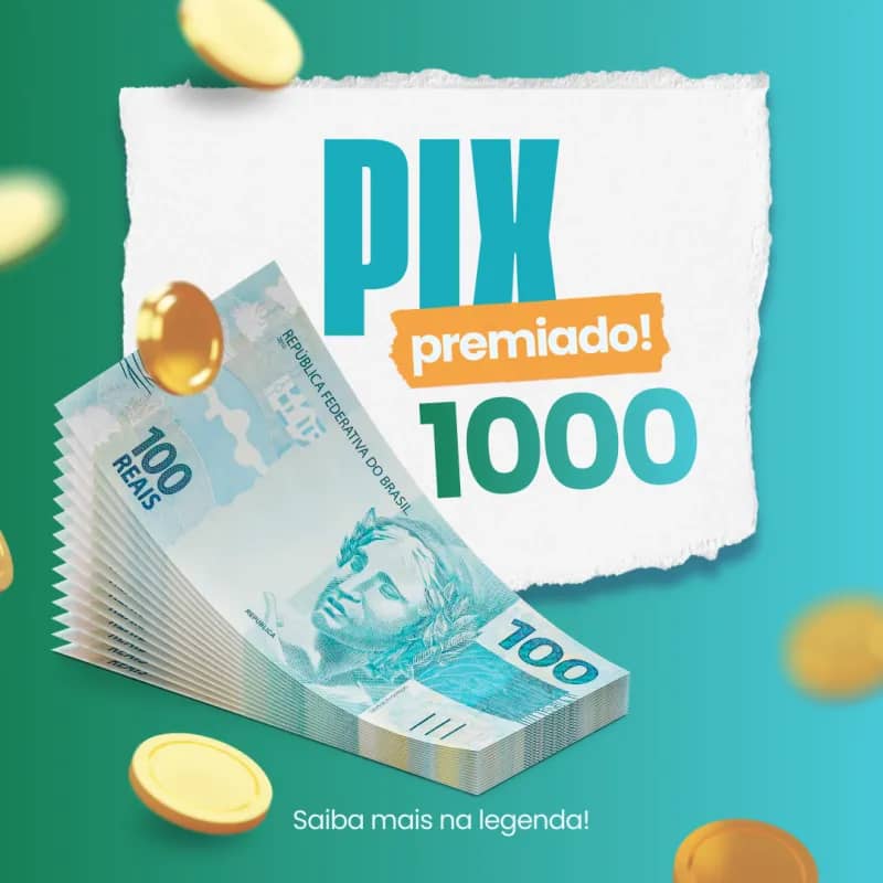 Imagem da campanha Pix Premiado