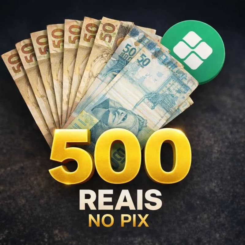 Imagem da campanha Sorteio de R$500 no Pix