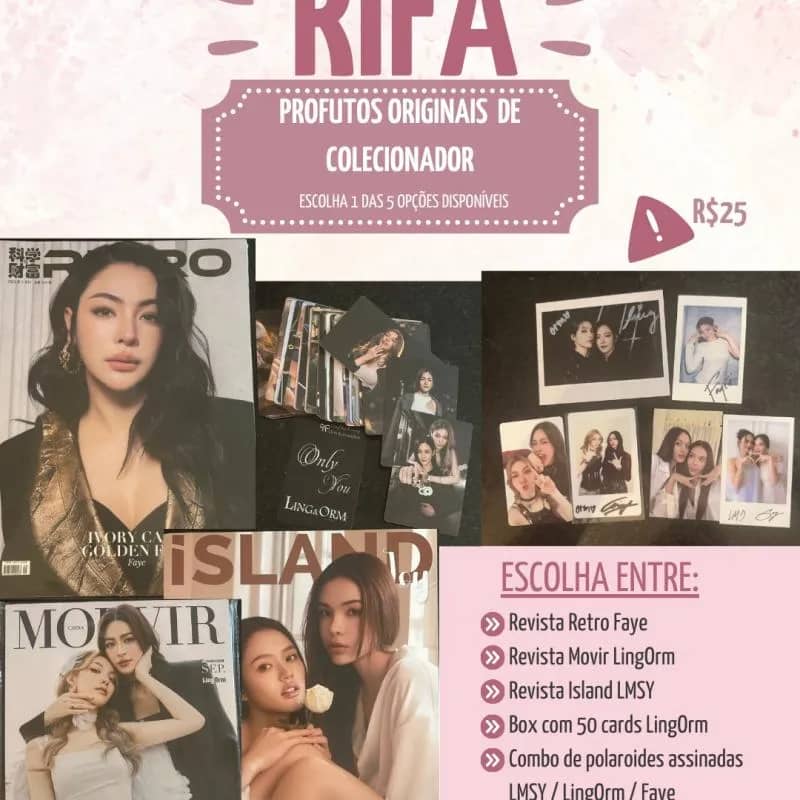 Imagem da campanha COLECIONÁVEIS DE GL TAILANDES