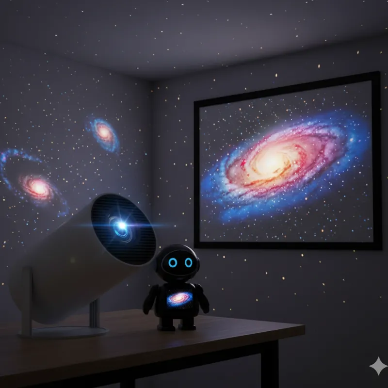 Imagem da campanha Rifa Robozinho+ Projetor