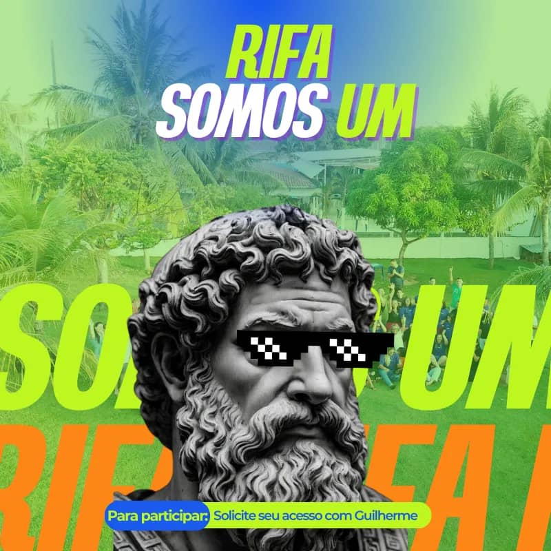 Imagem da campanha Rifa Somos Um 2026