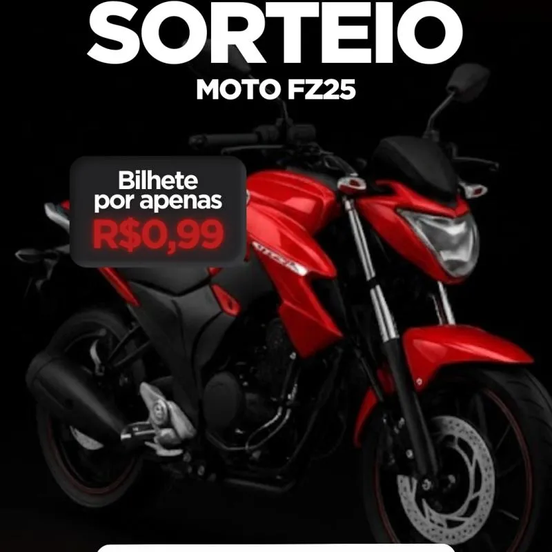 Imagem da campanha SORTEIO FZ25