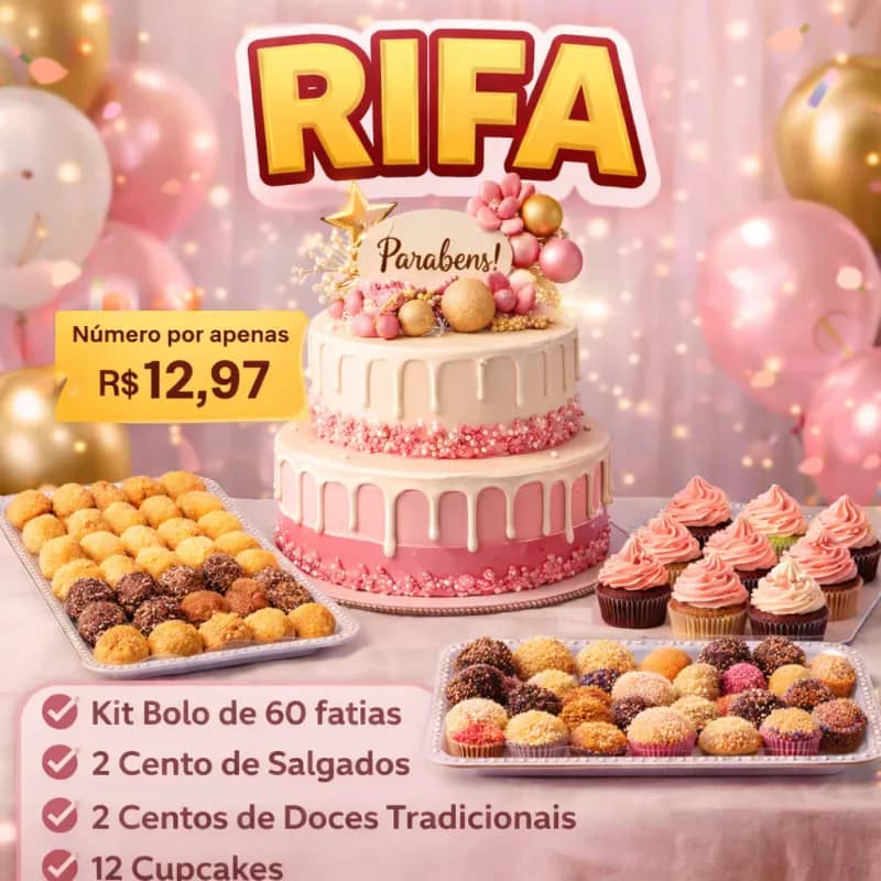 Imagem da campanha 🍀🎉 Rifa Solidária – Kit Festa Completo