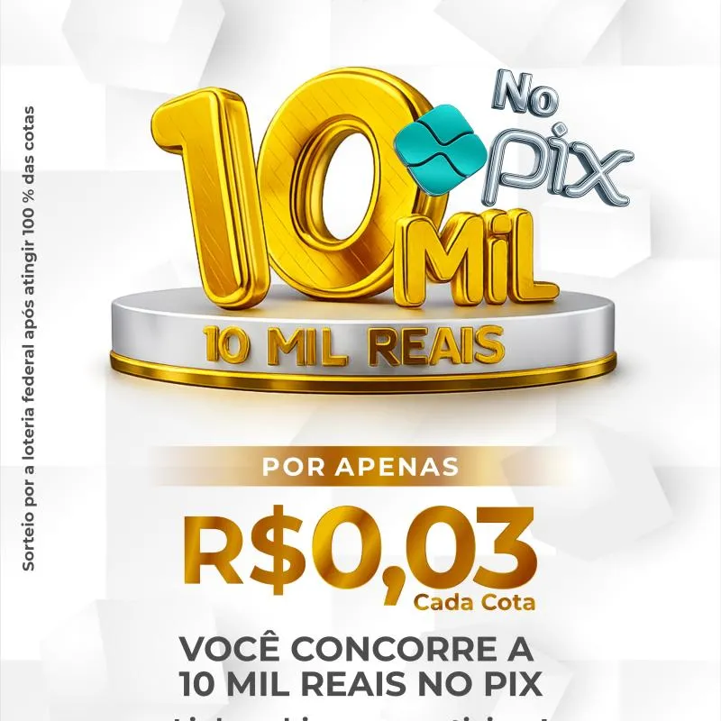 Imagem da campanha 10K NO PIX - MG PRÊMIOS