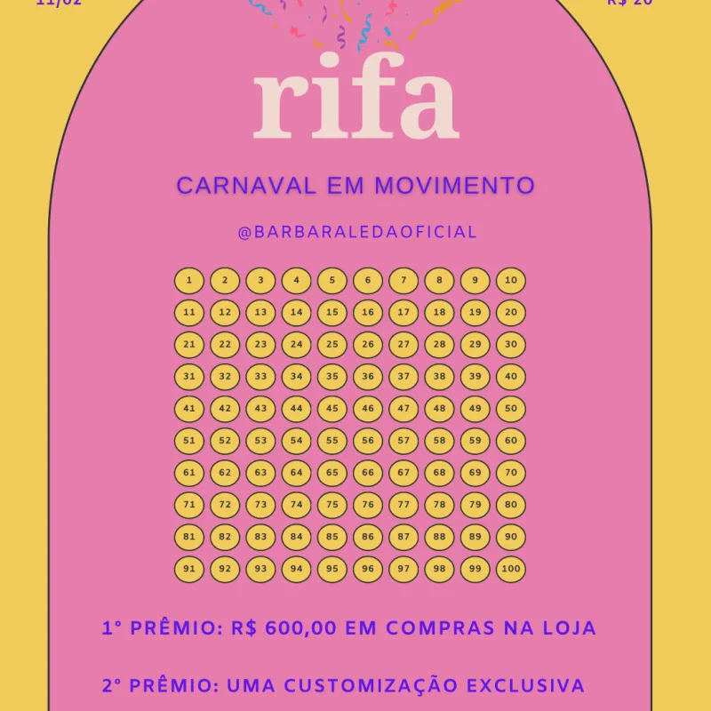 Imagem da campanha Carnaval em movimento 🎊✨