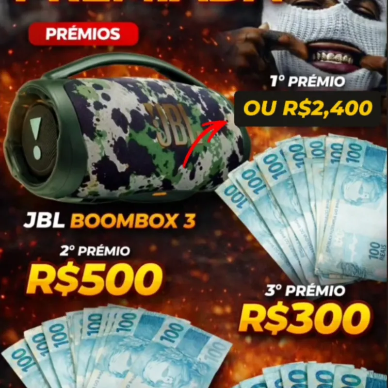 Imagem da campanha A JBLBOMBOX