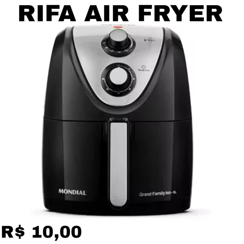 Imagem da campanha RIFA AIR FRYER