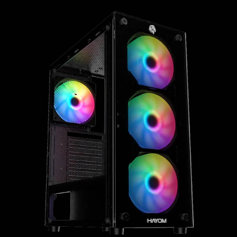 Imagem da campanha Gabinete gamer com 4 fans rgb