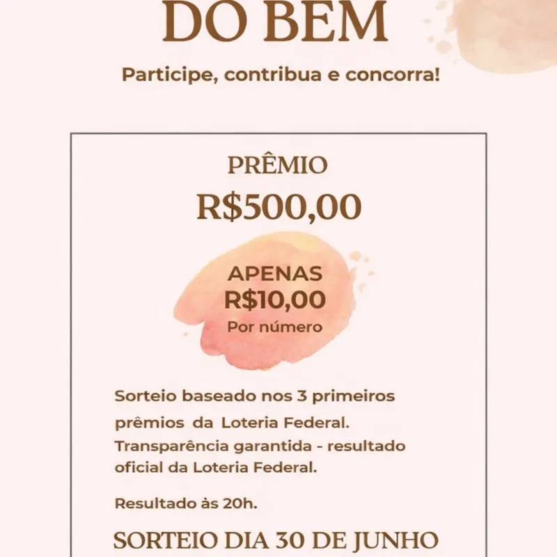 Imagem da campanha Corrente do Bem✨