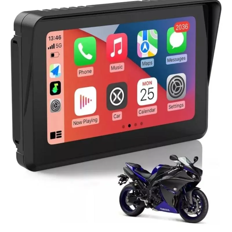 Imagem da campanha Rifa da Central Multimídia 5" p/ Moto – Conectividade, Segurança e Futuro nas Duas Rodas