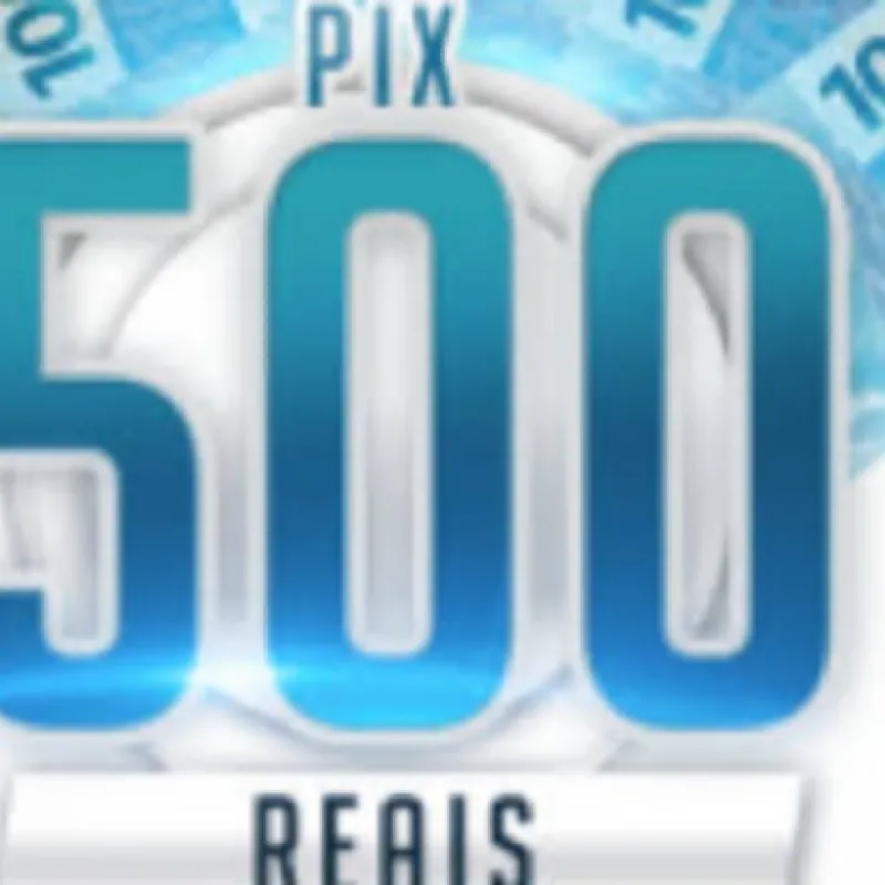 Imagem da campanha 500 no pix ação relâmpago